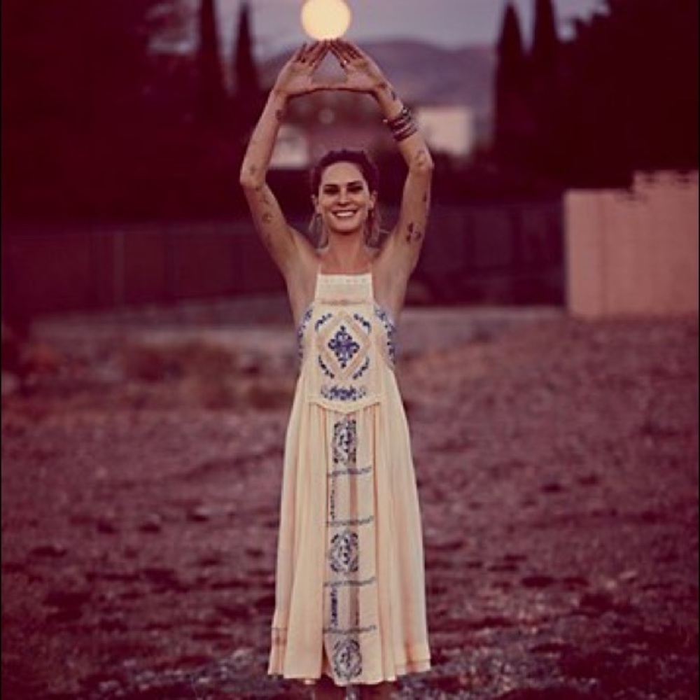 ✨RARE NWT ✨ Free People Diamonds in the Sky dress